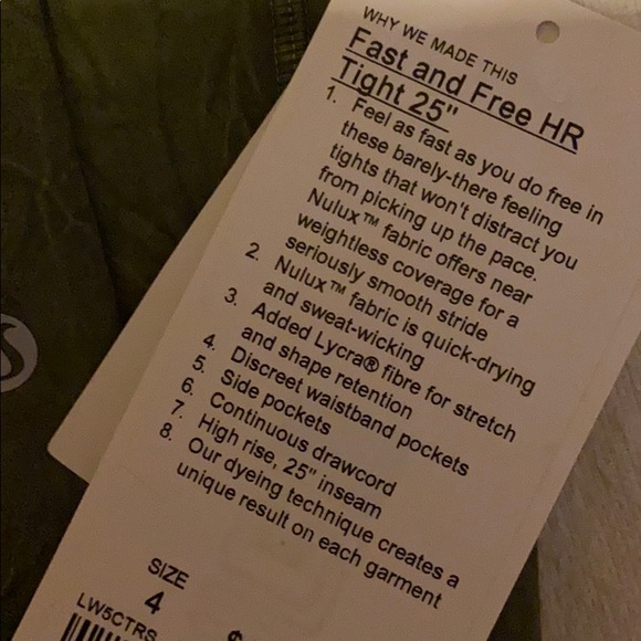 Lululemom legging - Picture 8 of 10